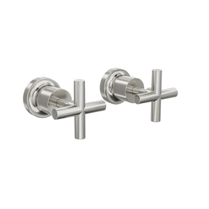 LINSOL TRE CROSS HANDLE WALL TOP ASSEMBLIES CHROME