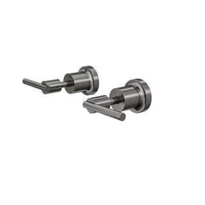 LINSOL TRE LEVER HANDLE WALL TOP ASSEMBLIES GUN METAL