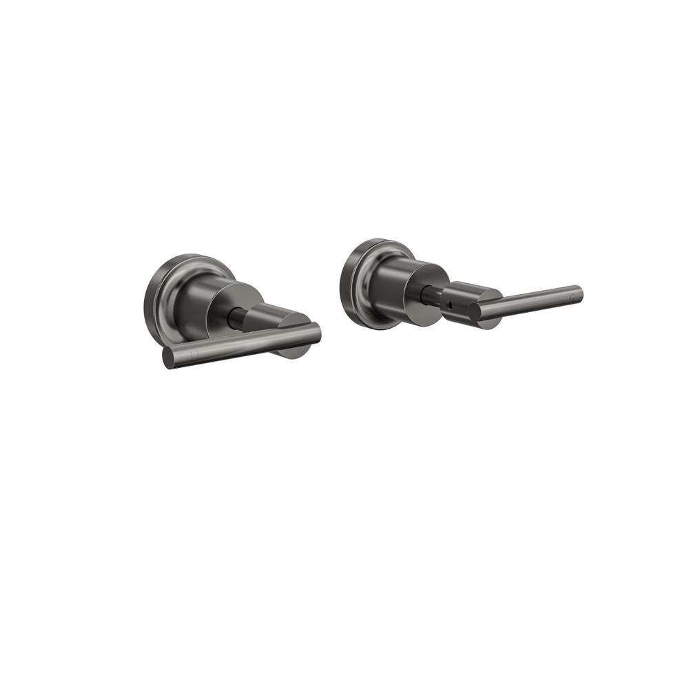 LINSOL TRE LEVER HANDLE WALL TOP ASSEMBLIES GUN METAL