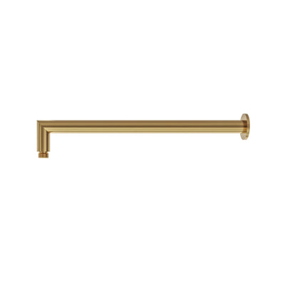 LINSOL CORSICA ROUND WALL ARM 400MM BRUSHED BRASS