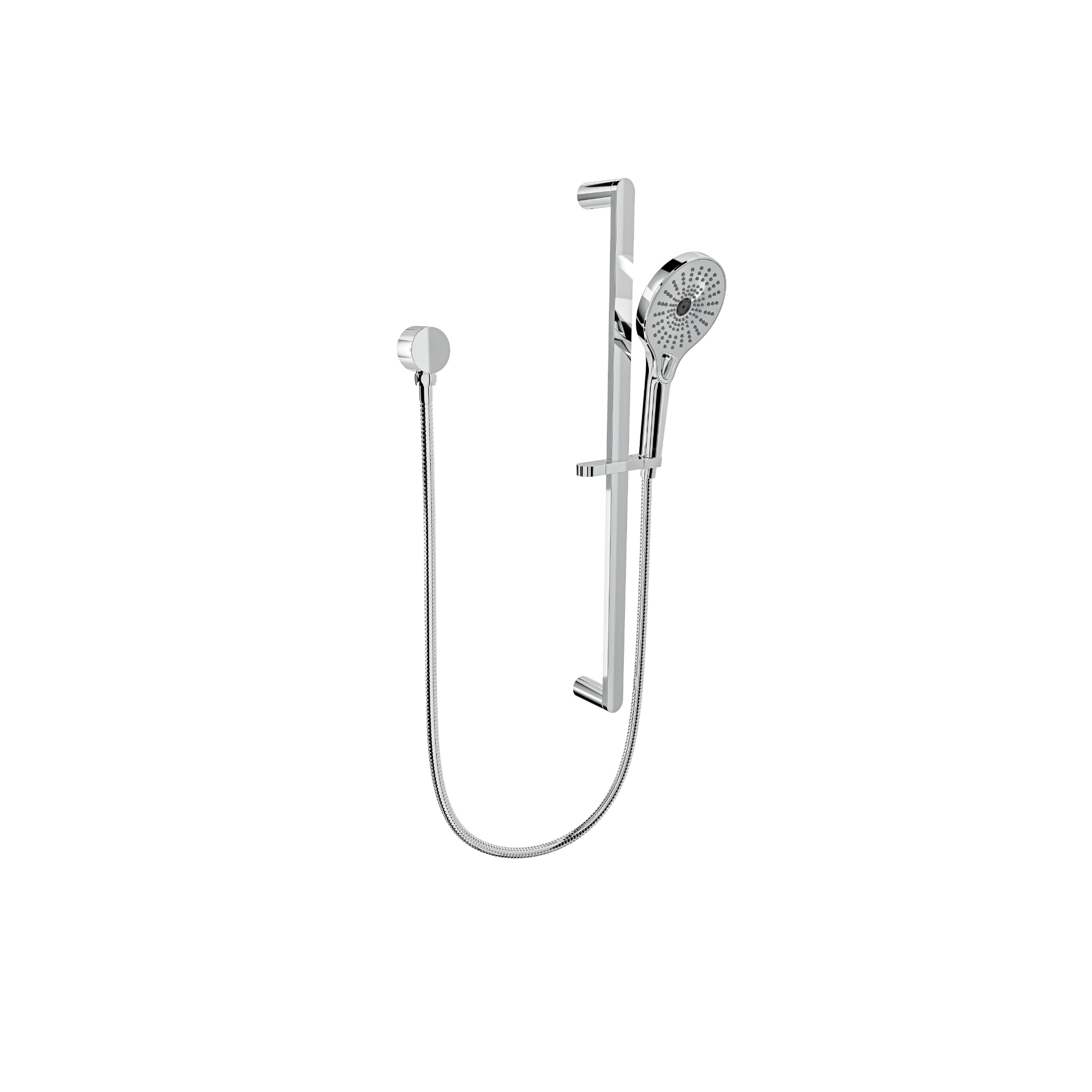 LINSOL OCEANJET LEAD FREE SLIDING SHOWER RAIL 681MM CHROME