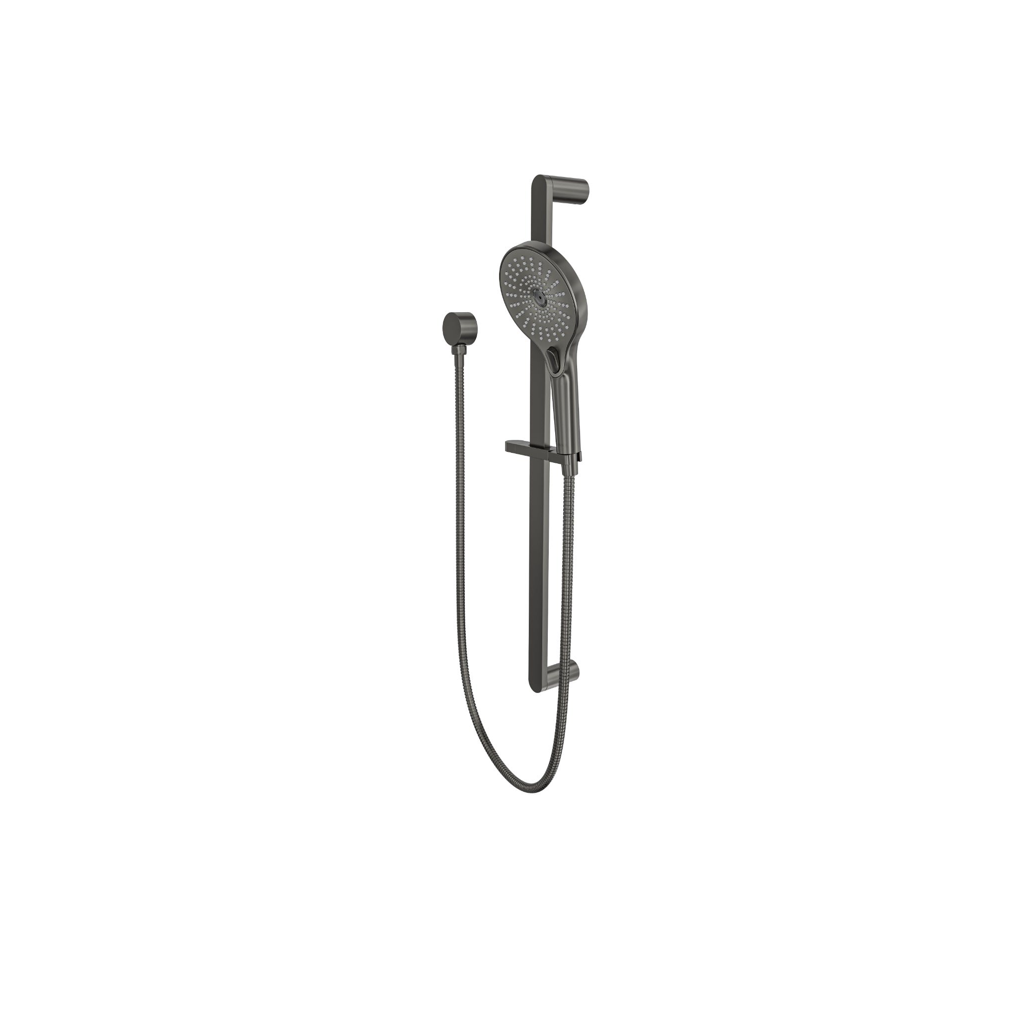 LINSOL OCEANJET LEAD FREE SLIDING SHOWER RAIL 681MM GUN METAL