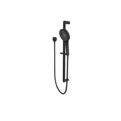 LINSOL OCEANJET LEAD FREE SLIDING SHOWER RAIL 681MM MATTE BLACK