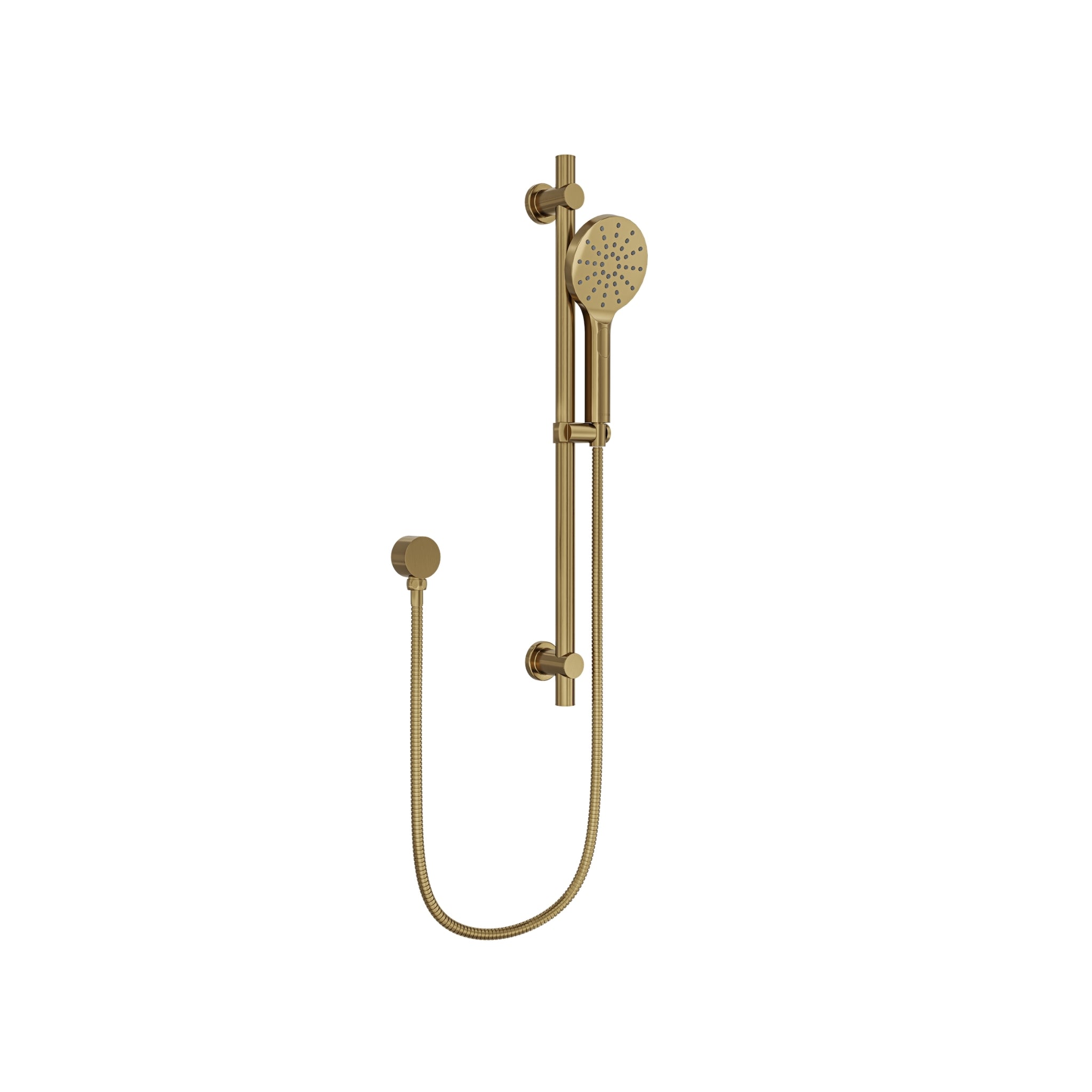 LINSOL SOULJET SHOWER RAIL 683MM BRUSHED BRASS