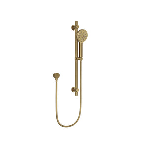 LINSOL SOULJET SHOWER RAIL 683MM BRUSHED BRASS