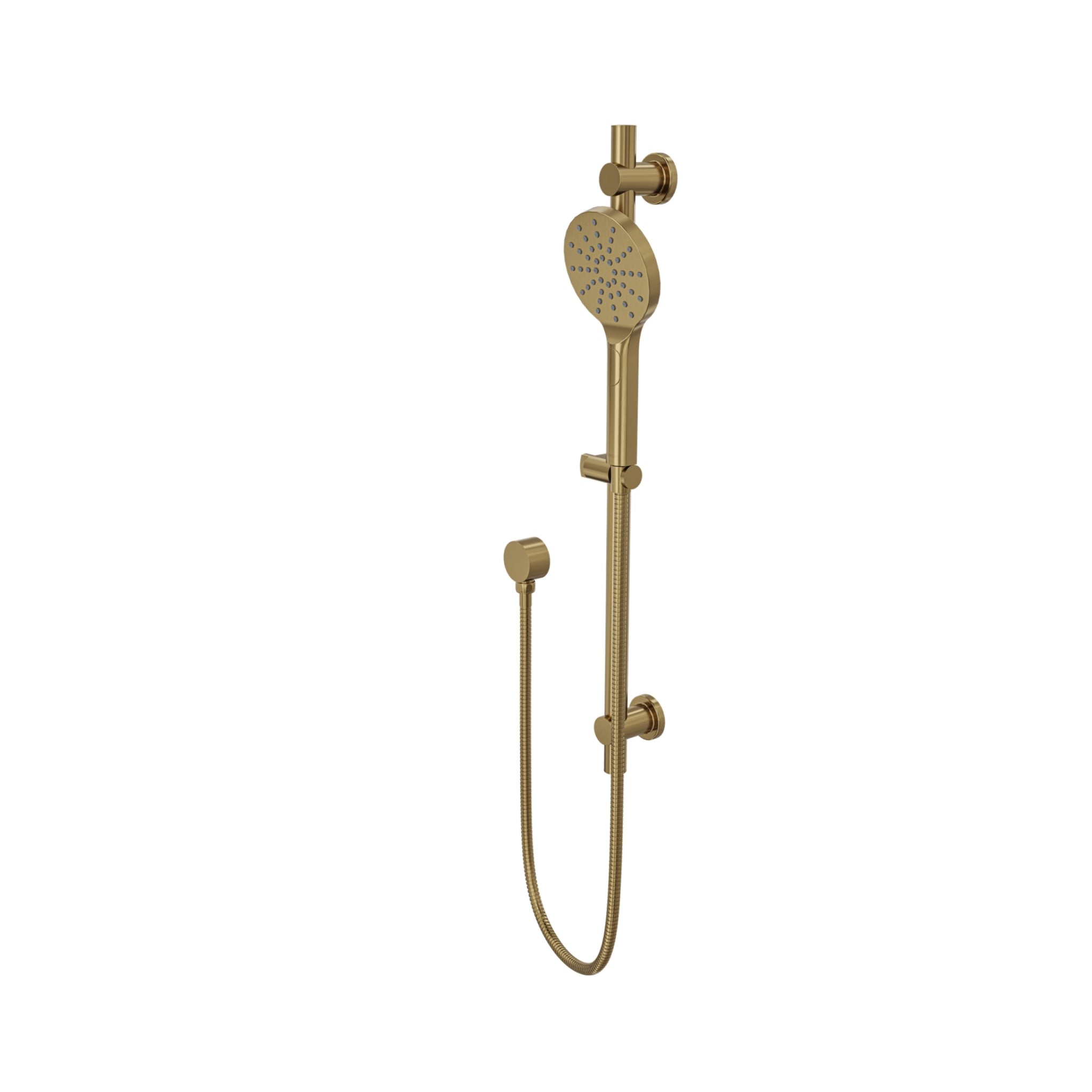 LINSOL SOULJET SHOWER RAIL 683MM BRUSHED BRASS