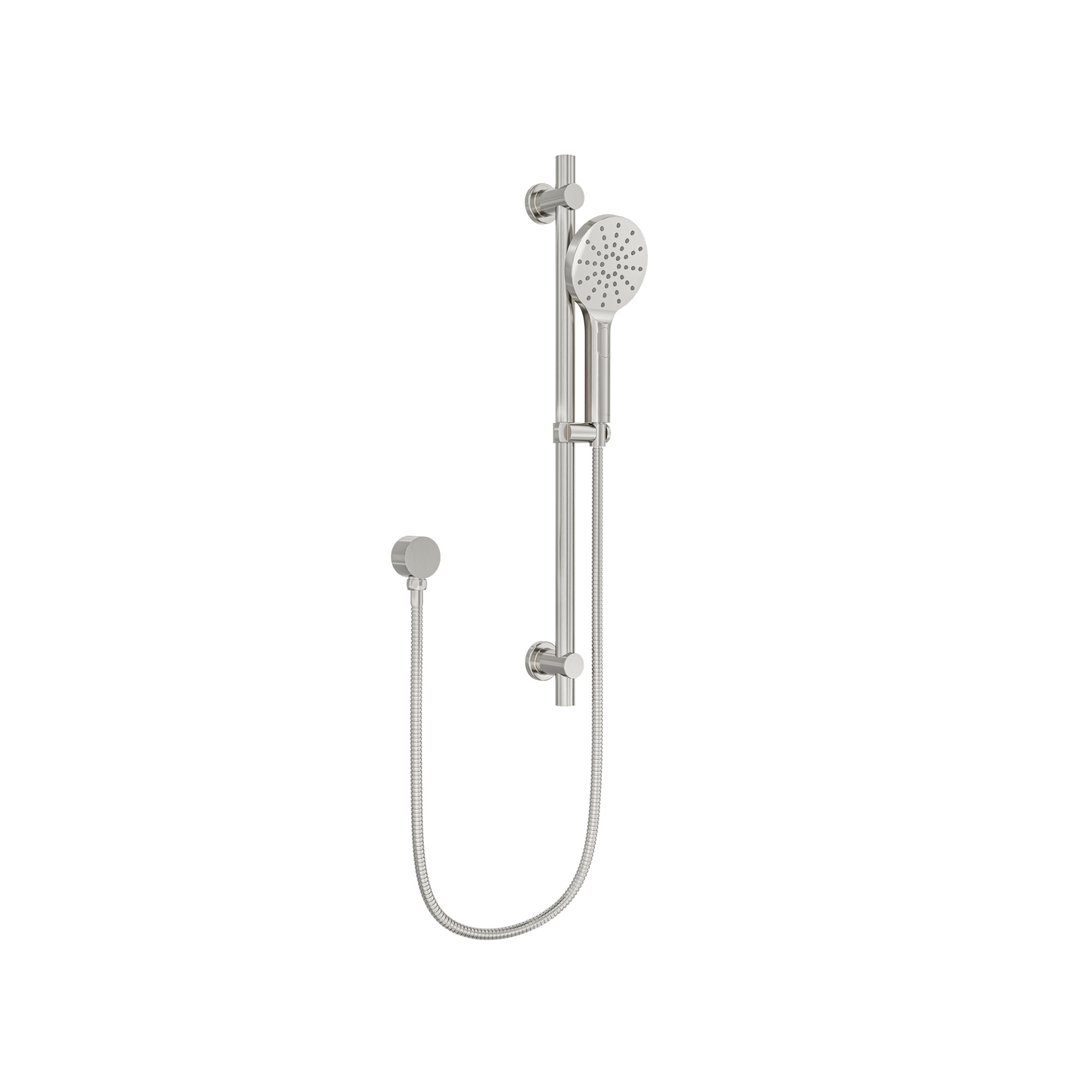 LINSOL SOULJET SHOWER RAIL 683MM BRUSHED NICKEL