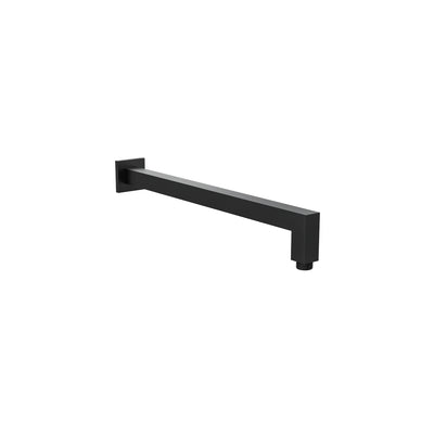 LINSOL TIANA SQUARE WALL ARM 400MM MATTE BLACK