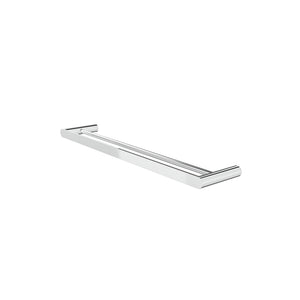 LINSOL CIRCLE DOUBLE TOWEL RAIL CHROME (AVAILABLE IN 600MM AND 800MM)