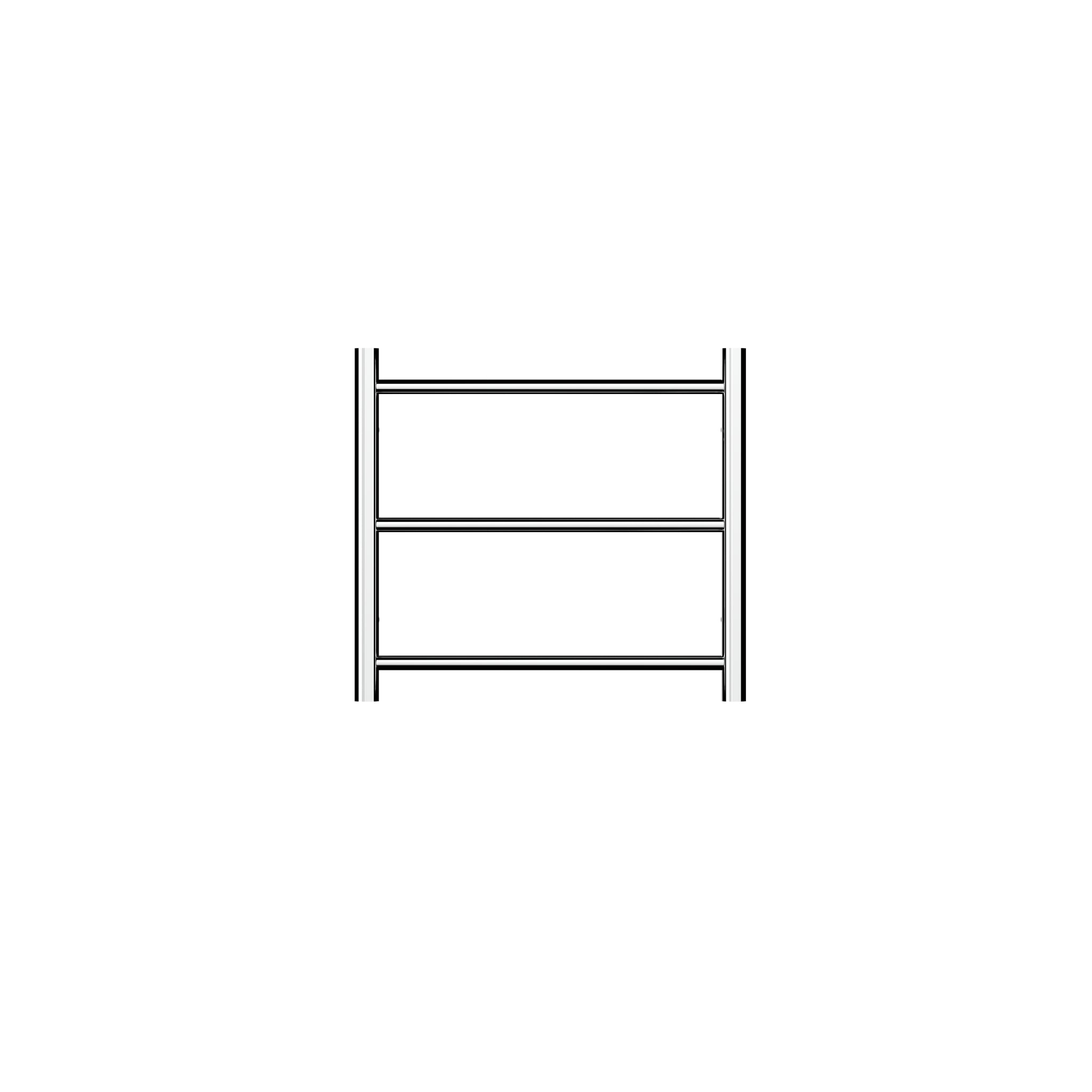 LINSOL AVID LEAD FREE 3 BAR NON-HEATED TOWEL RAIL CHROME