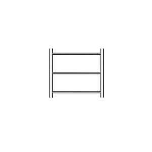 LINSOL AVID 3 BAR NON-HEATED TOWEL RAIL CHROME