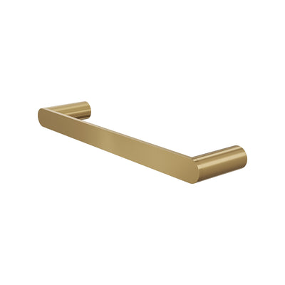 LINSOL CIRCLE HAND TOWEL RAIL 300MM BRUSHED BRASS