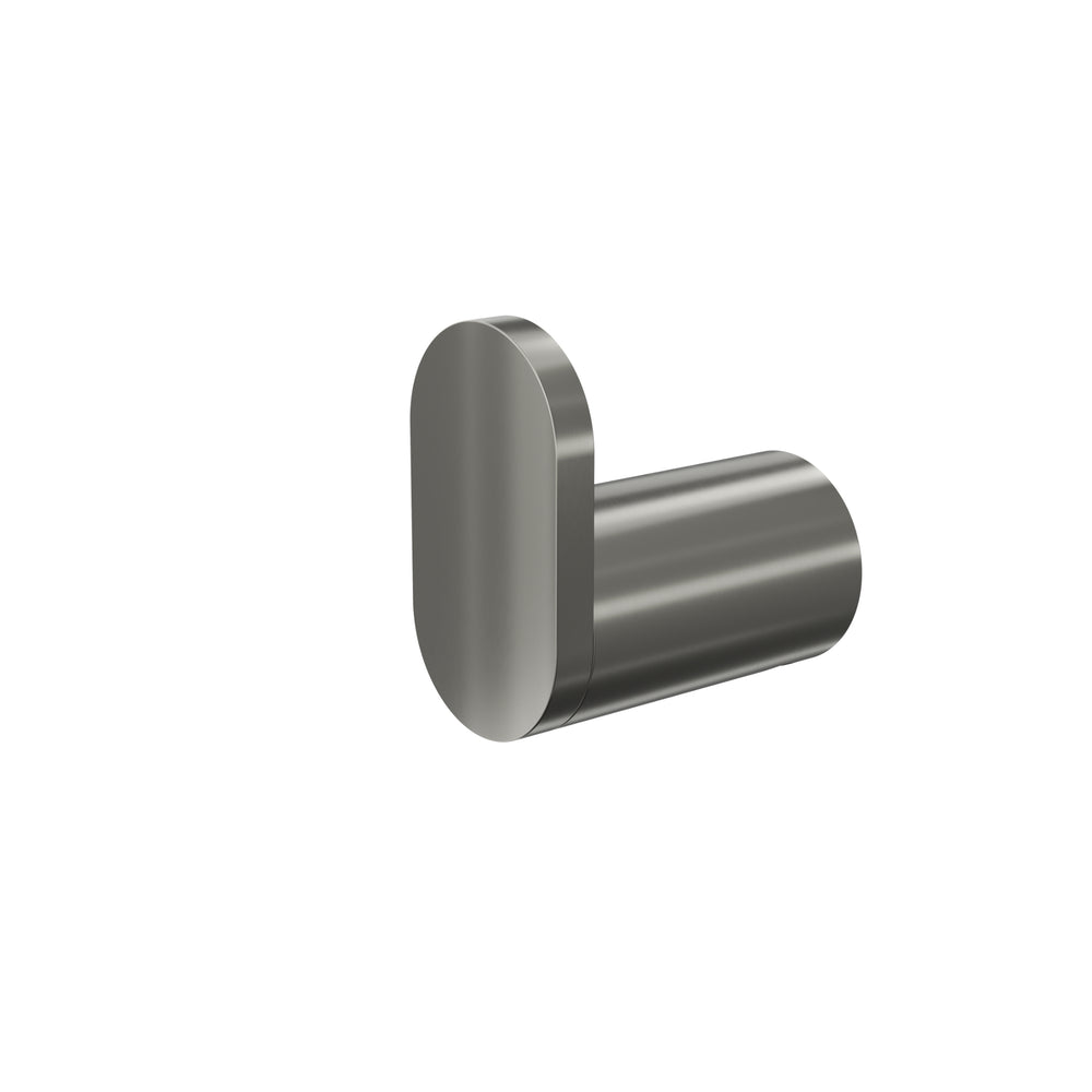 LINSOL CIRCLE SINGLE ROBE HOOK GUN METAL