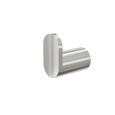 LINSOL CIRCLE SINGLE ROBE HOOK BRUSHED NICKEL