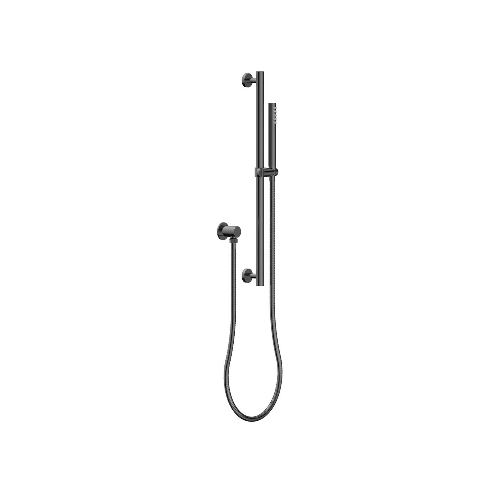 LINSOL MICO HAND SHOWER ON RAIL 670MM GUN METAL