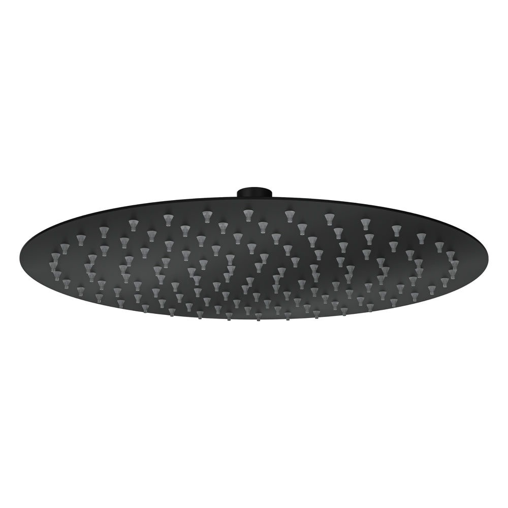 LINSOL SOUL ROUND SHOWER HEAD 300MM MATTE BLACK