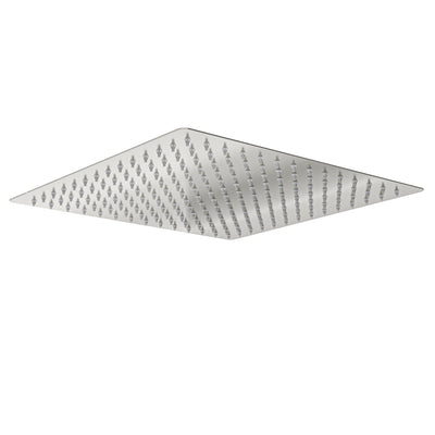 LINSOL OCEAN LEAD FREE SQUARE SHOWER HEAD 300MM BRUSHED NICKEL