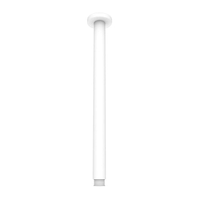 NERO ROUND CEILING SHOWER ARM 300MM MATTE WHITE