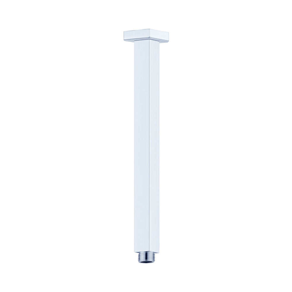 NERO SQUARE CEILING SHOWER ARM CHROME (AVAILABLE IN 150MM, 300MM, 450MM AND 600MM)