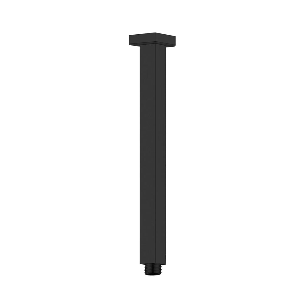 NERO SQUARE CEILING SHOWER ARM MATTE BLACK (AVAILABLE IN 300MM AND 450MM)