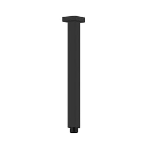NERO SQUARE CEILING SHOWER ARM MATTE BLACK (AVAILABLE IN 300MM AND 450MM)