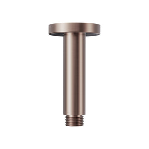 NERO ROUND CEILING SHOWER ARM 100MM BRUSHED BRONZE