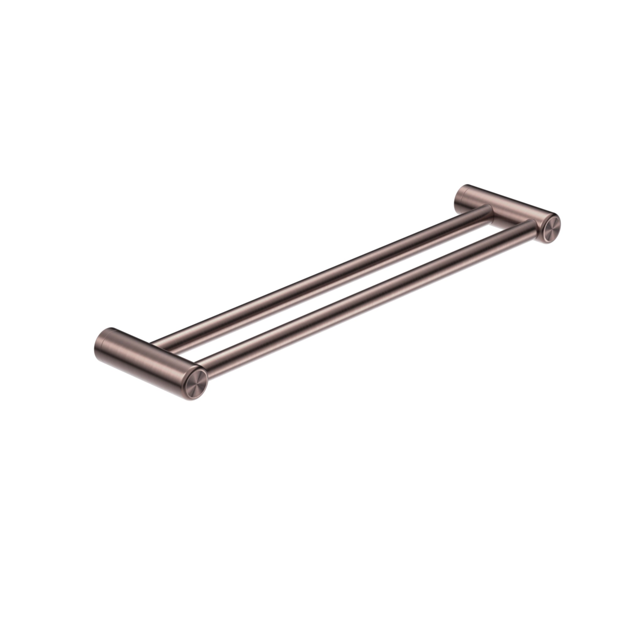 NERO MECCA CARE DOUBLE TOWEL GRAB RAIL BRUSHED BRONZE (AVAILABLE IN 600MM AND 900MM)