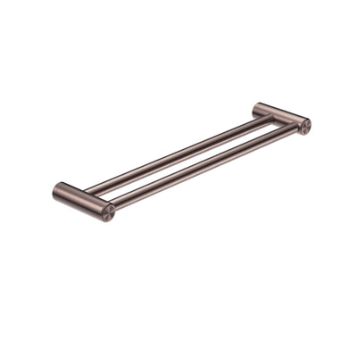 NERO MECCA CARE DOUBLE TOWEL GRAB RAIL BRUSHED BRONZE (AVAILABLE IN 600MM AND 900MM)
