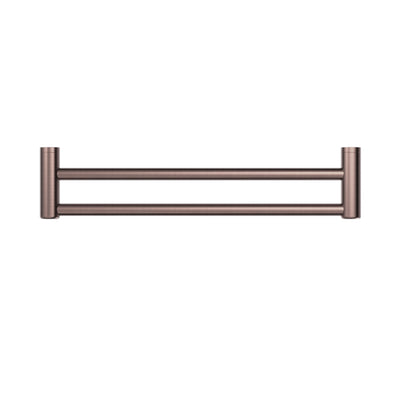 NERO MECCA CARE DOUBLE TOWEL GRAB RAIL BRUSHED BRONZE (AVAILABLE IN 600MM AND 900MM)
