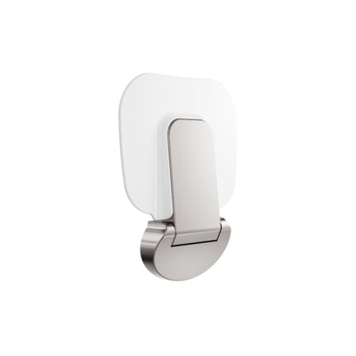 NERO MECCA CARE SHOWER SEAT 400MM BRUSHED NICKEL
