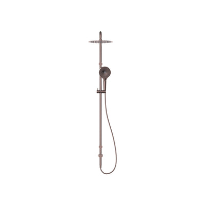 NERO MECCA CARE GRAB RAIL TWIN SHOWER SET 900MM BRUSHED BRONZE