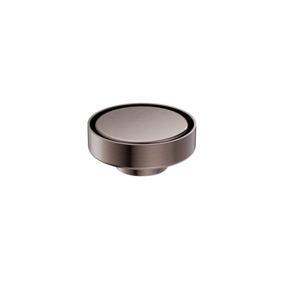 NERO TILE INSERT FLOOR WASTE ROUND BRUSHED BRONZE 100MM