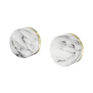 NERO SERENITY WALL TOP ASSEMBLY WITH ARABESCATO CORCHIA HANDLE BRUSHED GOLD