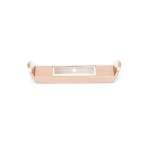 RADIANT HEATING RING HOOK FOR FLAT VERTICAL RAILS 100MM CHAMPAGNE