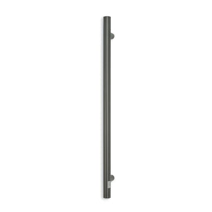 RADIANT HEATING  NON-HEATED VERTICAL SINGLE TOWEL RAIL GUN METAL GREY 950MM