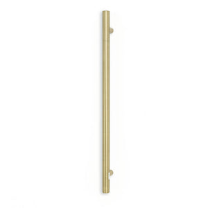 RADIANT HEATING  NON-HEATED VERTICAL SINGLE TOWEL RAIL LIGHT GOLD 950MM
