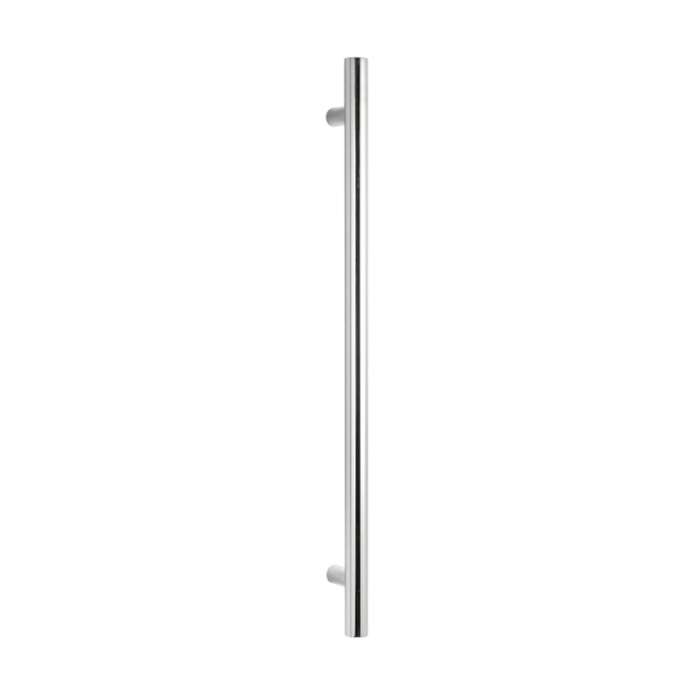 RADIANT HEATING  NON-HEATED VERTICAL SINGLE TOWEL RAIL MIRROR POLISHED 950MM