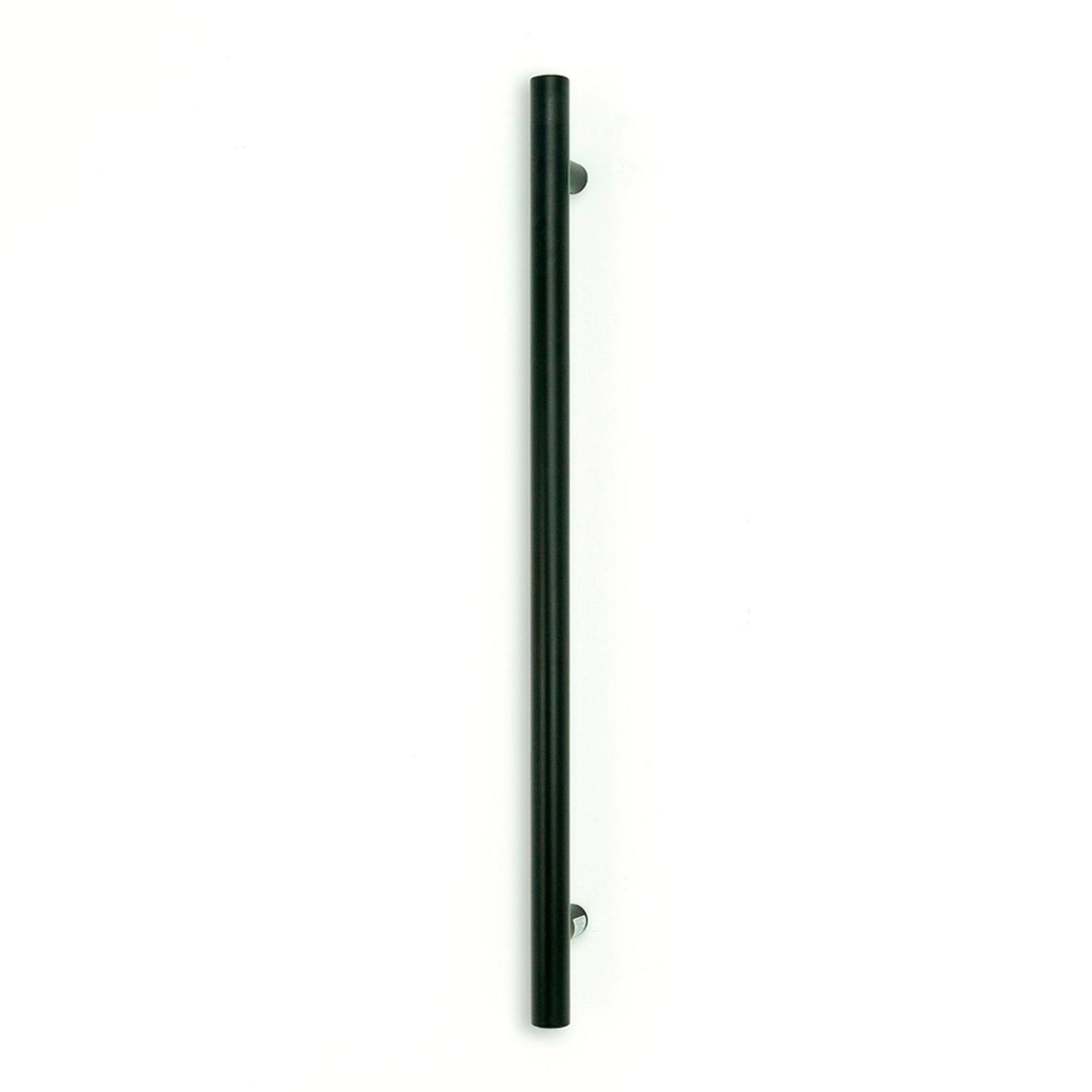RADIANT HEATING  NON-HEATED VERTICAL SINGLE TOWEL RAIL MATTE BLACK 950MM