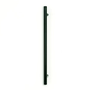 RADIANT HEATING  NON-HEATED VERTICAL SINGLE TOWEL RAIL MATTE BLACK 950MM