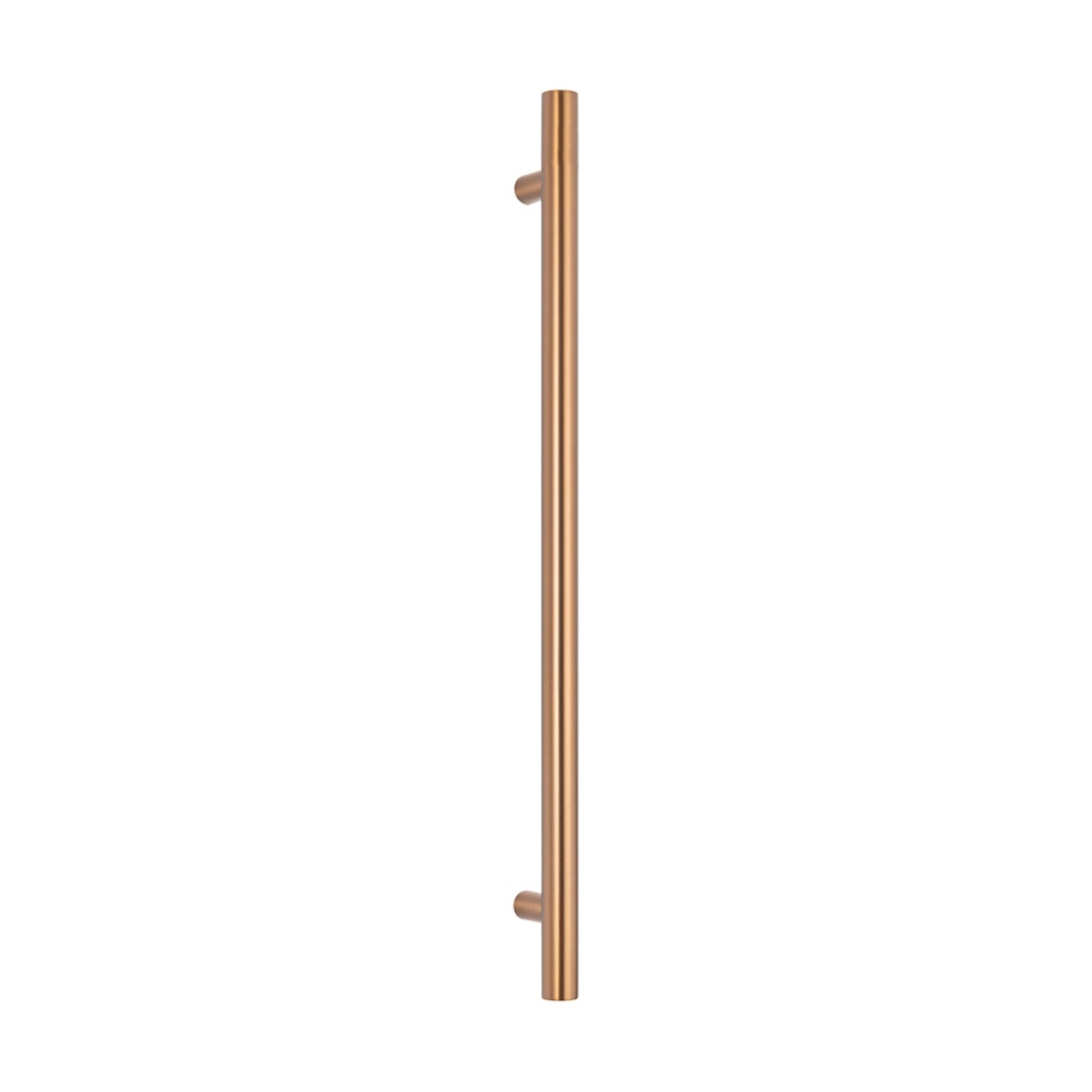 RADIANT HEATING  NON-HEATED VERTICAL SINGLE TOWEL RAIL BRUSHED BRONZE 950MM