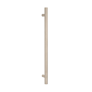 RADIANT HEATING  NON-HEATED VERTICAL SINGLE TOWEL RAIL BRUSHED NICKEL 950MM