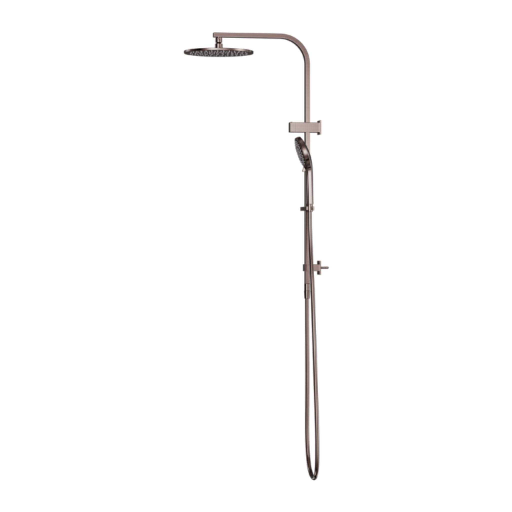 NERO BIANCA TWIN SHOWER 832MM BRUSHED BRONZE