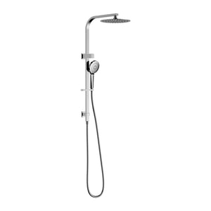 NERO BIANCA TWIN SHOWER 832MM CHROME