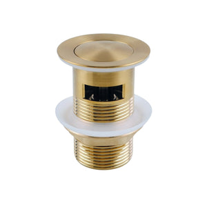 AQUAPERLA POP-UP OVERFLOW BASIN WASTE 32MM BRUSHED BRASS