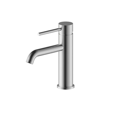 LINSOL GIGI S2 LEAD FREE BASIN MIXER 185MM BRUSHED NICKEL
