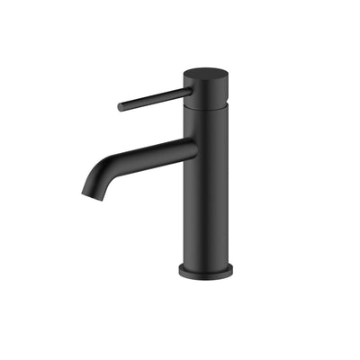 LINSOL GIGI S2 LEAD FREE BASIN MIXER 185MM MATTE BLACK