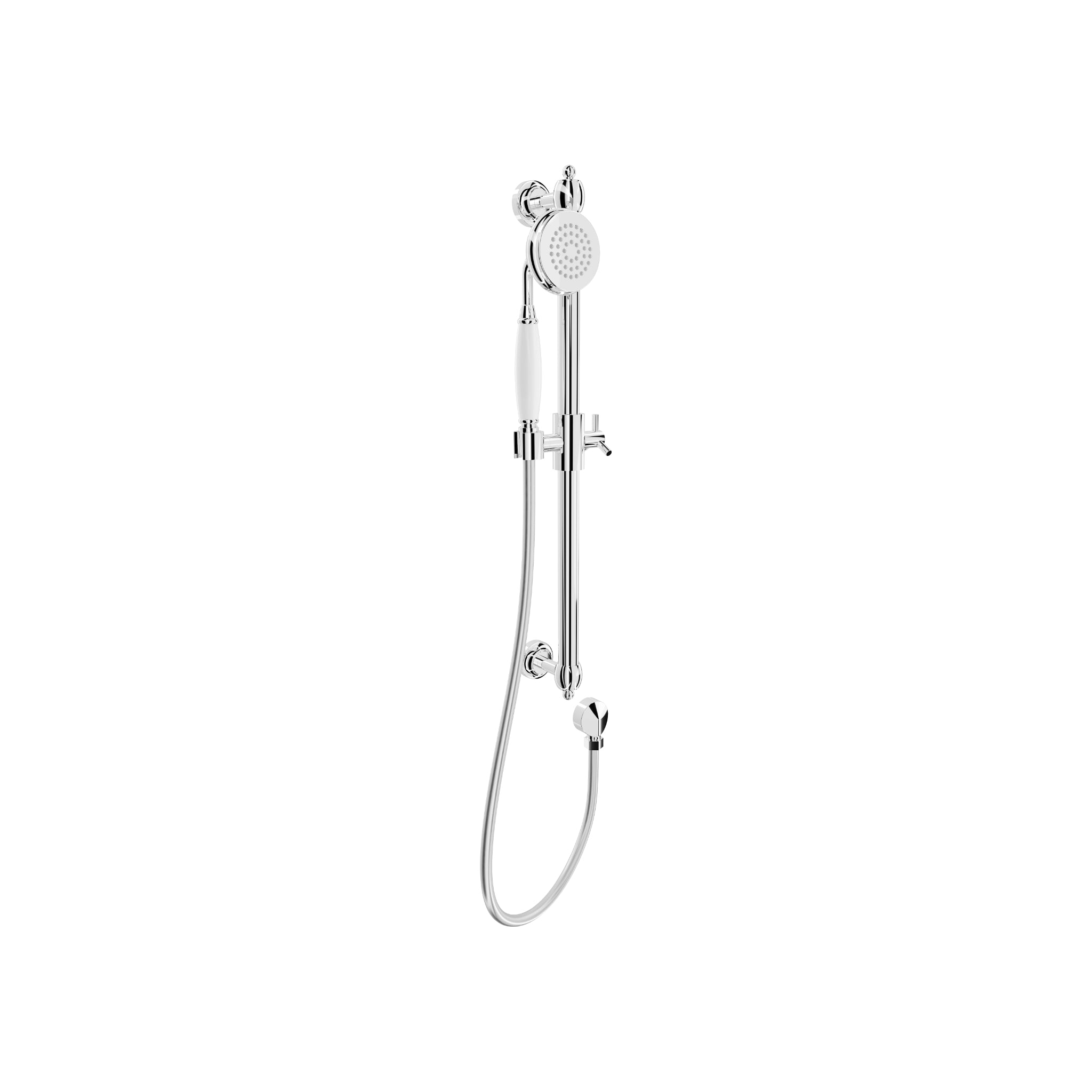 LINSOL KLASSIQUE SHOWER RAIL 616MM CHROME