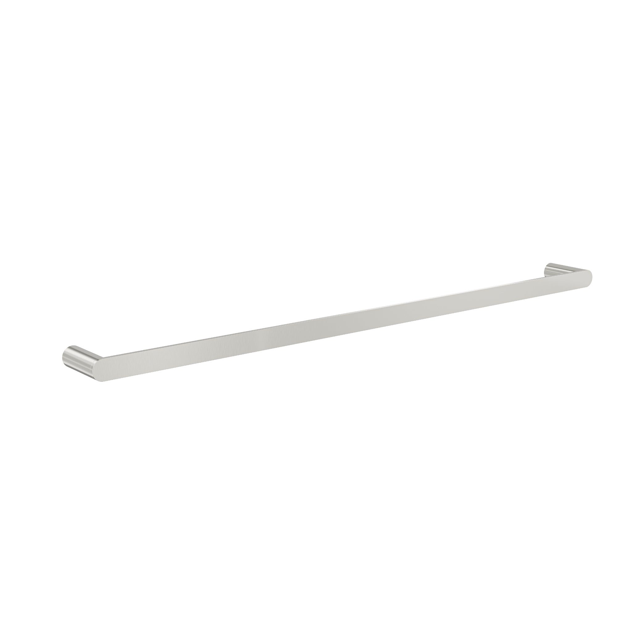 LINSOL CIRCLE SINGLE TOWEL RAIL BRUSHED NICKEL (AVAILABLE IN 600MM AND 800MM)