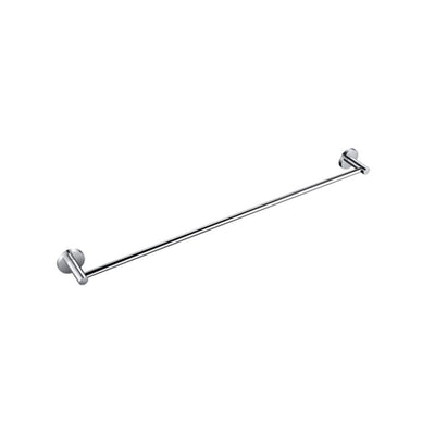 LINSOL LUX S2 LEAD FREE NON HEATED SINGLE TOWEL RAIL 800MM CHROME