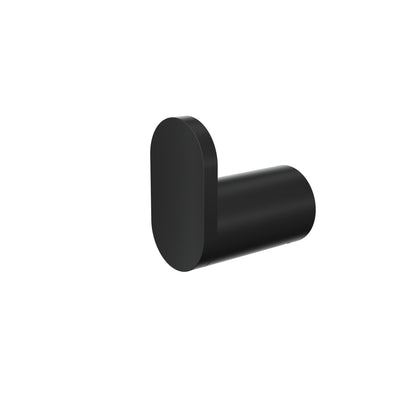LINSOL CIRCLE SINGLE ROBE HOOK MATTE BLACK